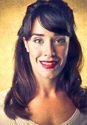 Woman with brown hair